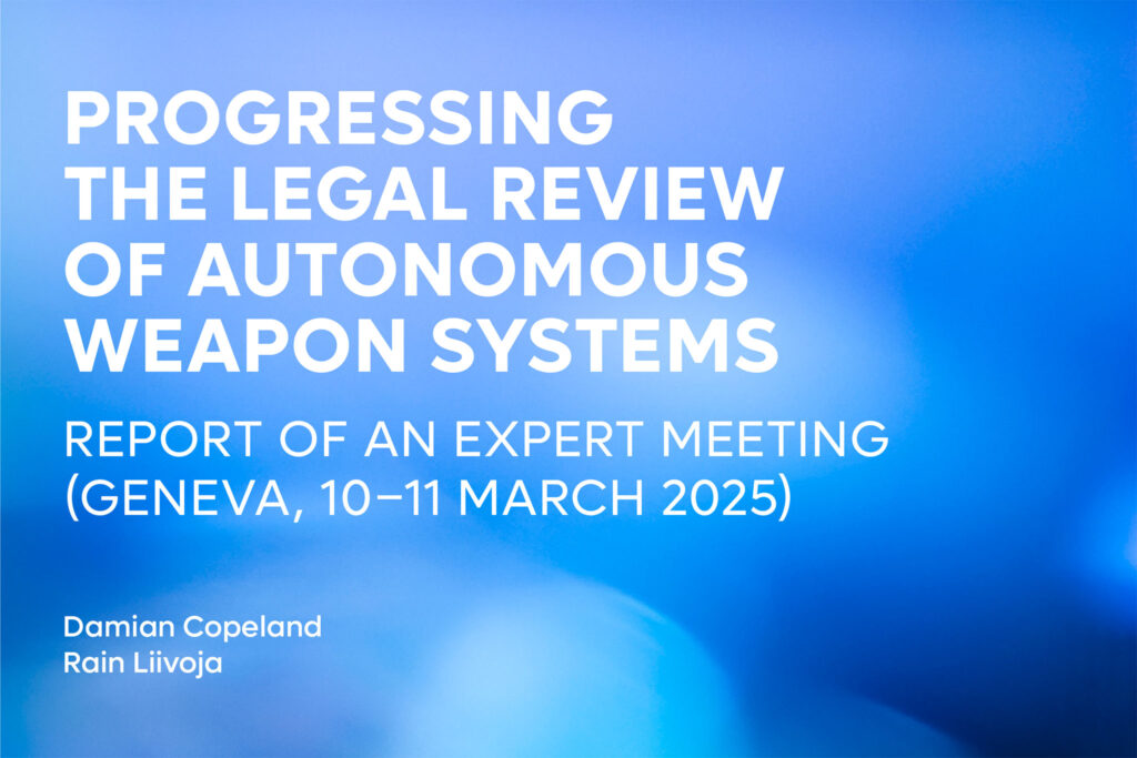 Report of the 2025 Expert Meeting on the Legal Review of AWS
